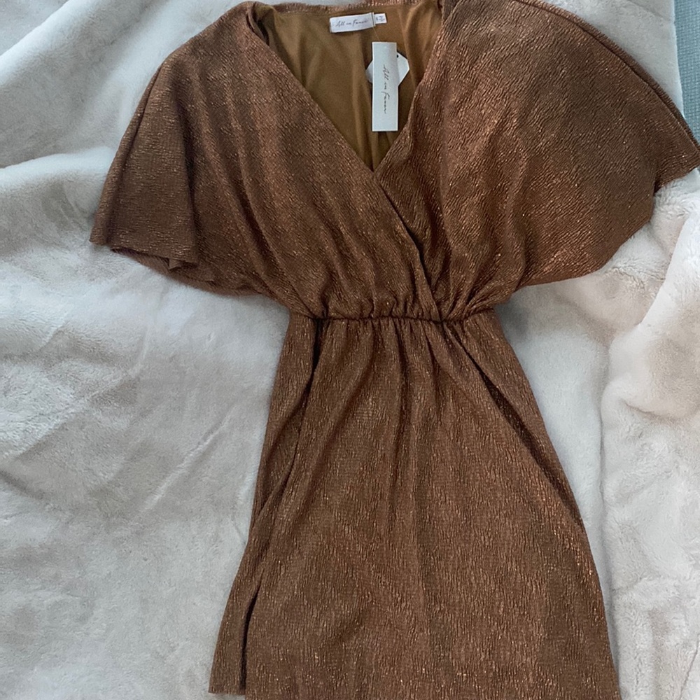 Gold Shimmering Dress | S